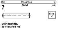 DIN 7 - Stahl unveredelt