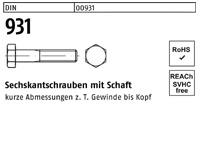 DIN 931 - Stahl unveredelt