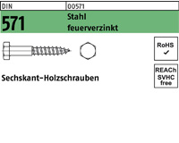 DIN 571 Stahl feuerverzinkt
