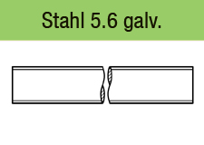 DIN 975 - Stahl 5.6galv. verzinkt