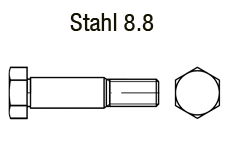 DIN 609 - Stahl 8.8