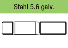 DIN 938 - 5.6 galv. verzinkt