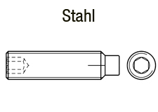 DIN 915 - Stahl