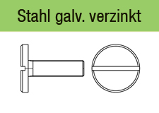DIN 921 - galv. verzinkt