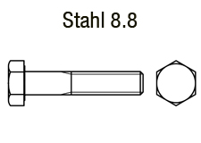 DIN 960 - Stahl 8.8