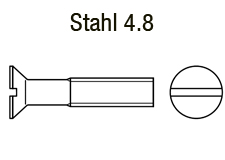 DIN 963 - Stahl 4.8