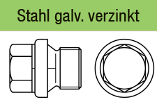 DIN 910 - galv. verzinkt