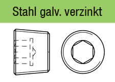 DIN 906 - galv. verzinkt