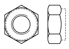 DIN 982 - ISO Feingewinde