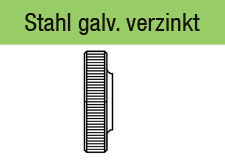 DIN 467 - galv. verzinkt