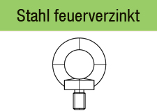 DIN 580 - feuerverzinkt