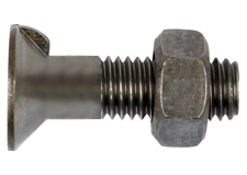 Senkschrauben DIN 604mit Nase und Mutter