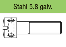 DIN 404 - galv. verzinkt