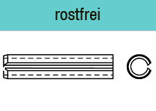 ISO 8752 - rostfrei