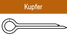 DIN 94 / ISO 1234 Kupfer