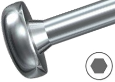 Innensechskant diebstahlhemmend