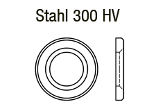 EN 14399-6 Scheiben Stahl 300 HV