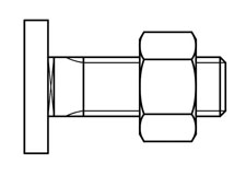Halfenschrauben Typ 28/15