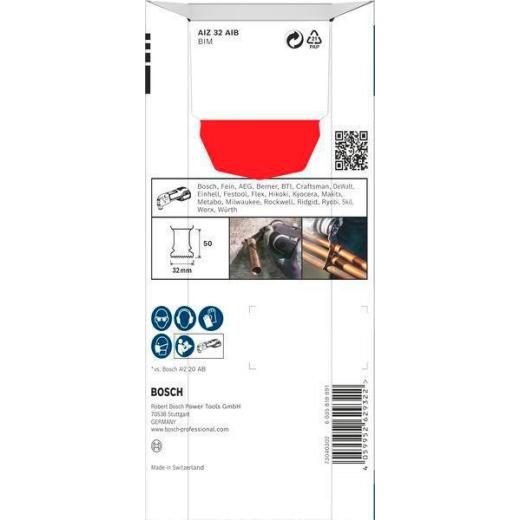 Tauchsägeblatt PRO AIZ 32 AIB B.32mm Eintauch-T.50mm 1 St.Starlock BOSCH