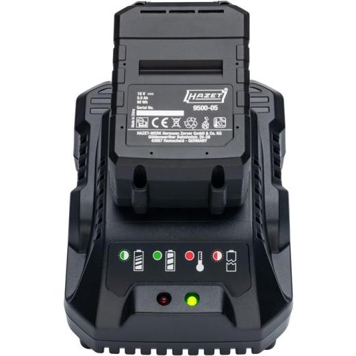 Akku-Schlagschrauber 9512-600/4 18V 5Ah 12,5mm (1/2Zoll) 4-kt.406 Nm HAZET