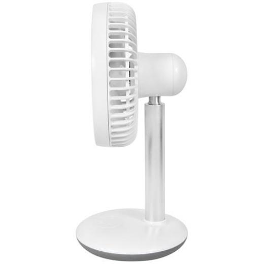 Akku-Tischventilator VENTI 3010 R D.15cm H.288mm 220-240/50 V/Hz weiss GUTFELS