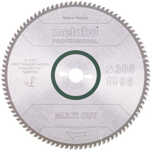 Kreissägeblatt multi cut professional HW/CT 305x30x2,8/2,0 D305xB2,8x30mm 96Z.