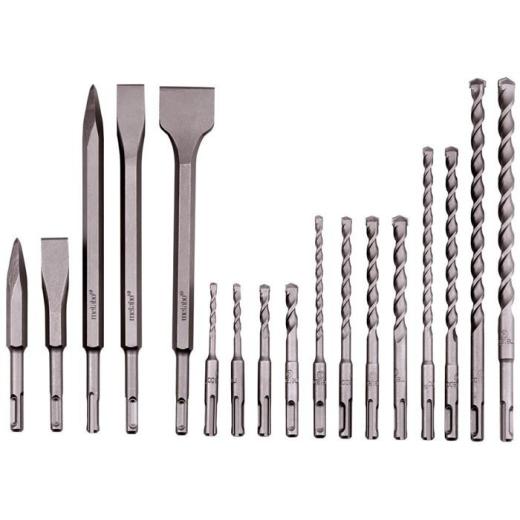 Bohrer-/Meißelset SDS-plus 17teilig Metabo