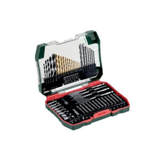 Bohrersatz 86tlg. Bohrer m.Werkzeug Brutto-G.1,623kg Metabo