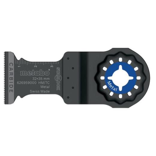 Tauchsägeblatt Starlock L.35mm B.32mm HM Zahnt. 1,3mm/20TPI 1 St. Metabo