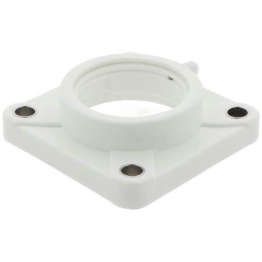Flanschlagergehäuse TF205 -WHITE 52 mm viereckig ZEN