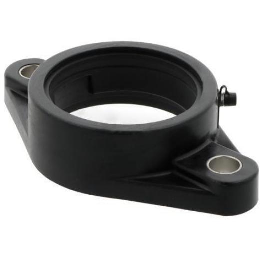 Flanschlagergehäuse TFL205 -BLACK 52 mm oval ZEN