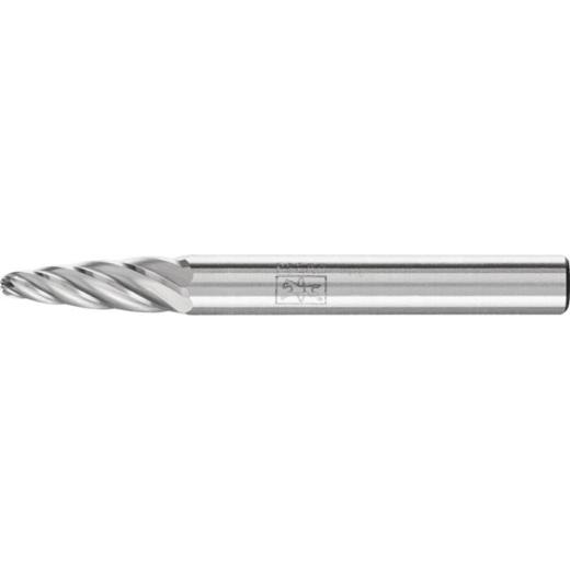 Frässtift RBF Ø 6 mm Kopf-L.18 mm Schaft-Ø 6 mm HM Verz.INOX PFERD