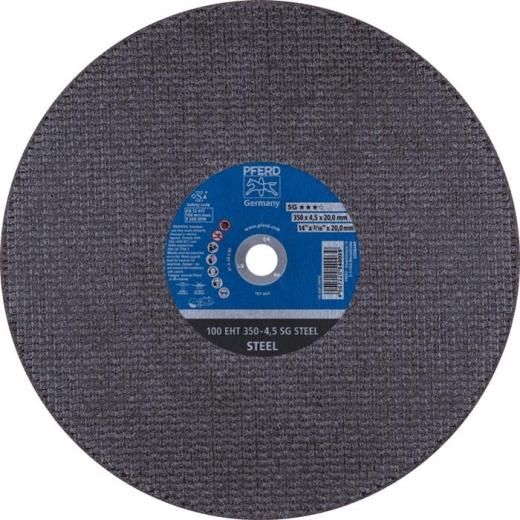 Trennscheibe 100 SG STEEL D350x4,5mm ger.Bohr.20mm PFERD | 10 Stück