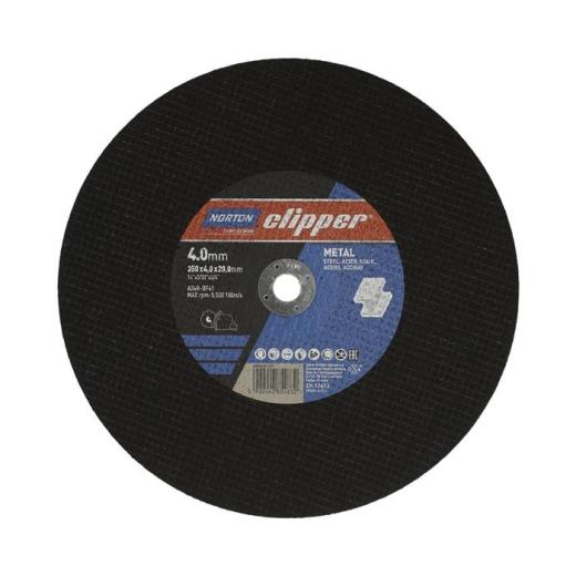 Trennscheibe D350x4,0mm Typ 41 Metall Bohr.20mm NORTON CLIPPER