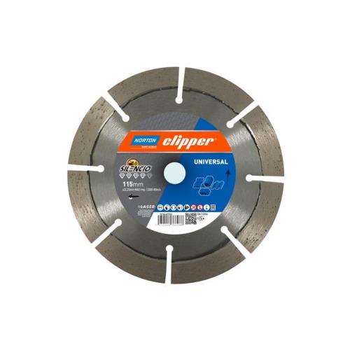 Diamanttrennscheibe Pro Unviersal Silencio D.115mm Bohr.22,23mm Seg.-B.2,2mm