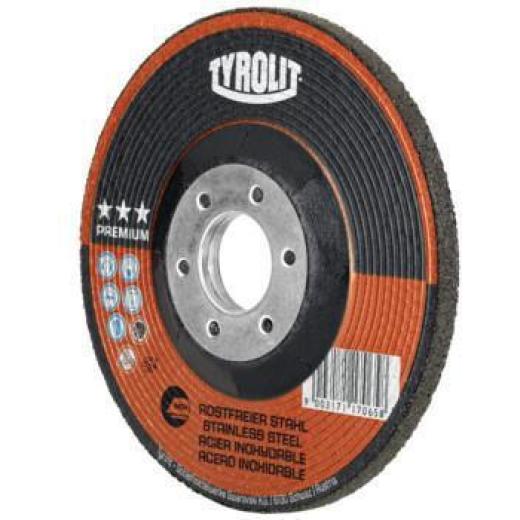 Schruppscheibe PREMIUM D178xS7mm K.30 gekr.Bohr.22,23mm TYROLIT | 10 Stück