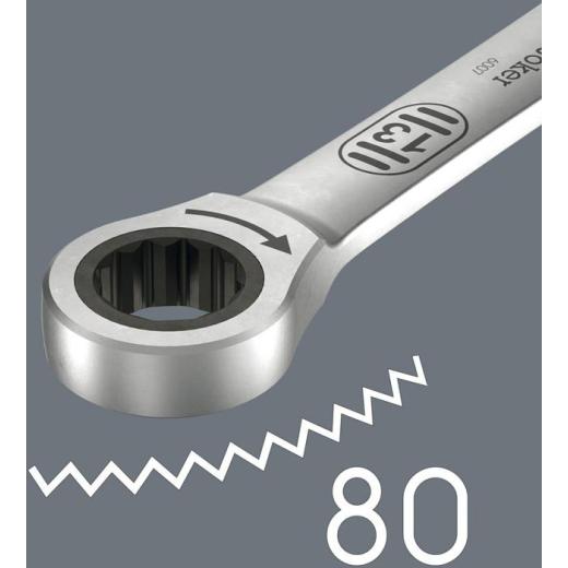 Maulringratschenschlüssel 6007 Joker SW 8mm L.180mm WERA