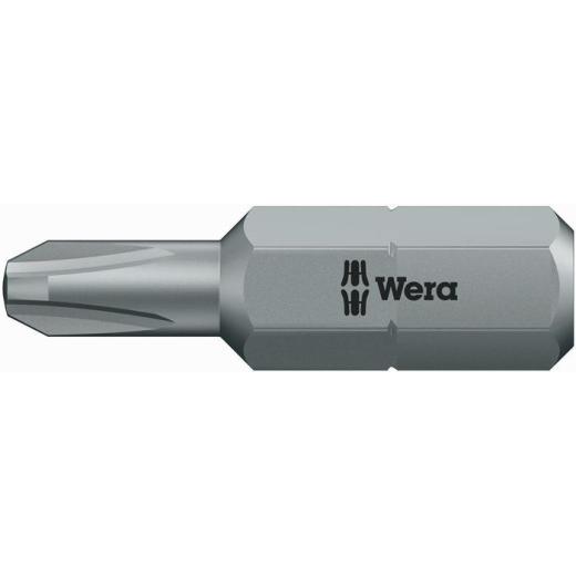 Bit 851/1 851/1 RZ 1/4 Zoll PH 2 | Länge 25 mm | zähhart +mit reduziertem Schaft WERA | 10 Stück