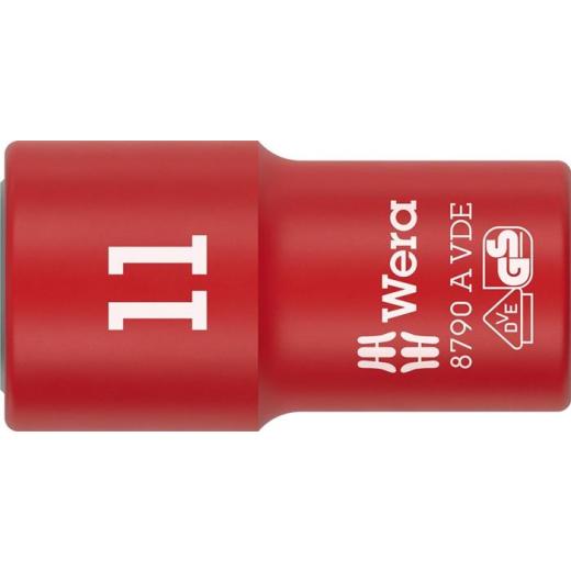 Steckschlüsseleinsatz 8790 A VDE 1/4 Zoll SW 11mm L.41mm WERA