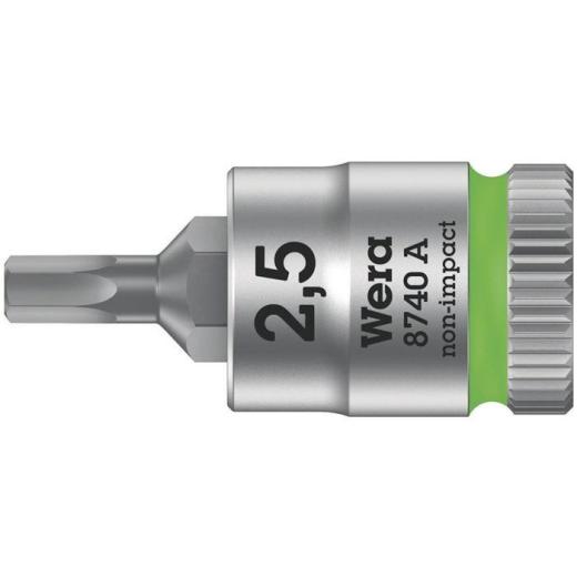 Schraubendrehereinsatz 8740 A 1/4 Zoll i6-KT.SW 2,5mm L.28mm WERA
