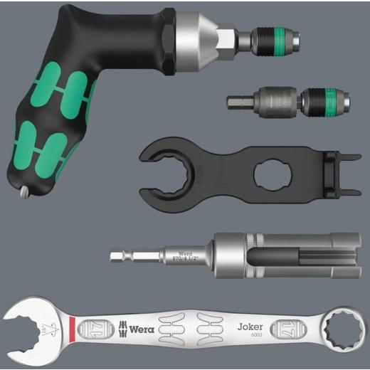 Photovoltaikwerkzeugset 9524 7-tlg.3,0-6,0 Nm einstellb.WERA
