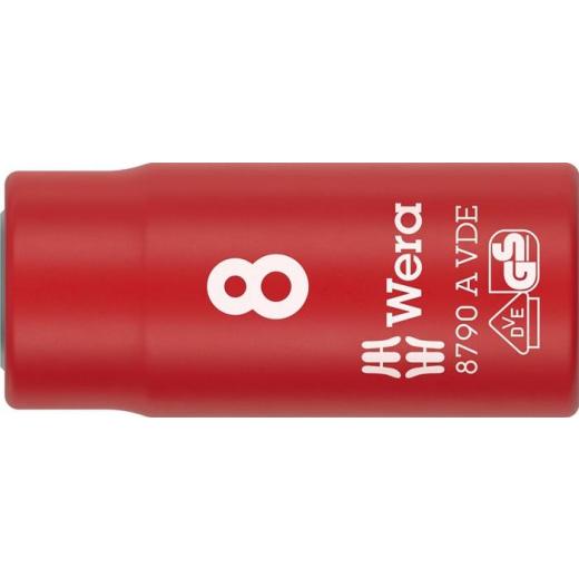 Steckschlüsseleinsatz 8790 A VDE 1/4 Zoll SW 8mm L.41mm WERA