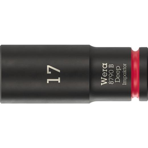 Steckschlüsseleinsatz 8790 B Impaktor Deep 3/8 Zoll 17mm L.63mm WERA