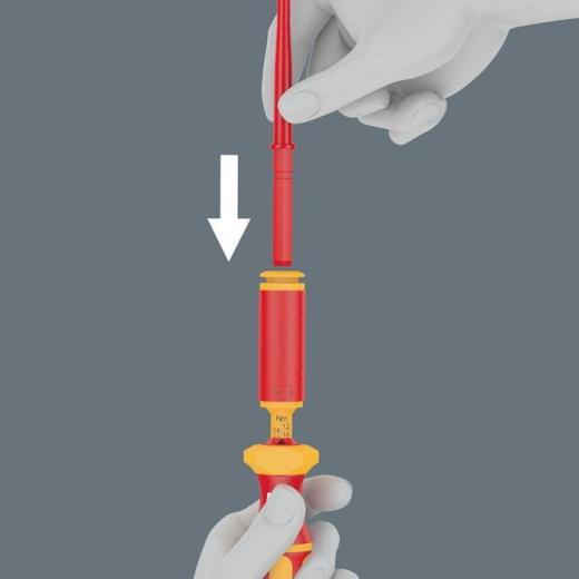 Drehmomentschraubendreher 7400 VDE 0,3-1,2 Nm 6-kant-Aufnhame 9mm WERA