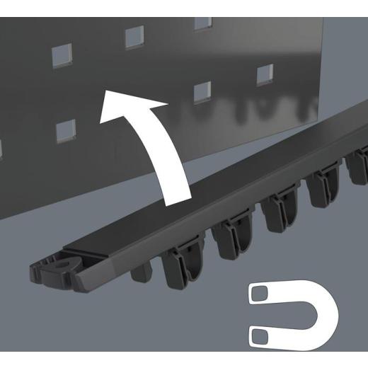 Magnetleiste 9611 H.30mm L.400mm m.Magnetic Rail WERA
