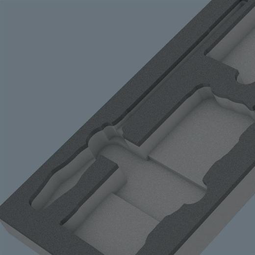 Schaumstoffeinlage leer f.Ersatz f.WERA 9750 WERA