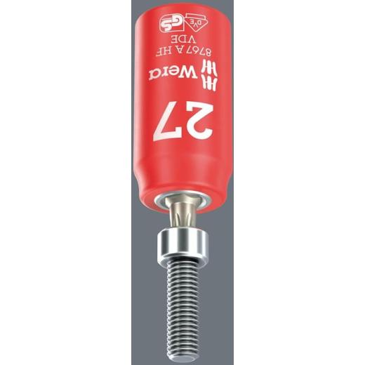 Steckschlüsseleinsatz 8767 A VDE HF 1/4 Zoll TX 27 L.36mm WERA
