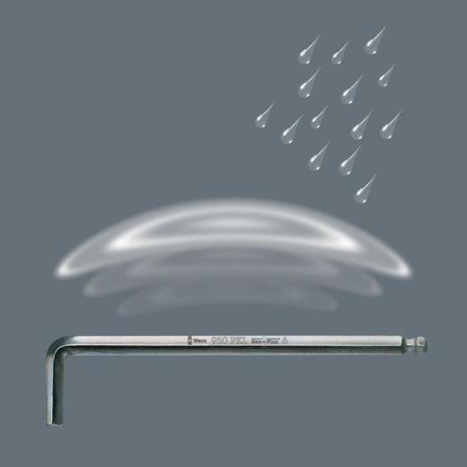 Winkelschlüssel 950 PKL SW 3mm lang 126x20 (kurz)mm WERA | 10 Stück