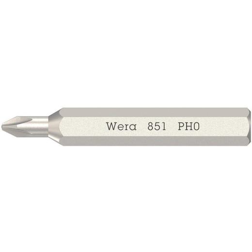 Bit 851/0 Micro PH 0 | Länge 30 mm | WERA | 10 Stück