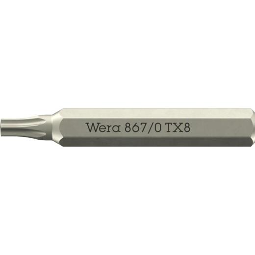Bit 867/0 Micro TX 8 | Länge 30 mm | WERA | 10 Stück